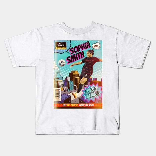 sophia smith does it again Kids T-Shirt by gritcitysports